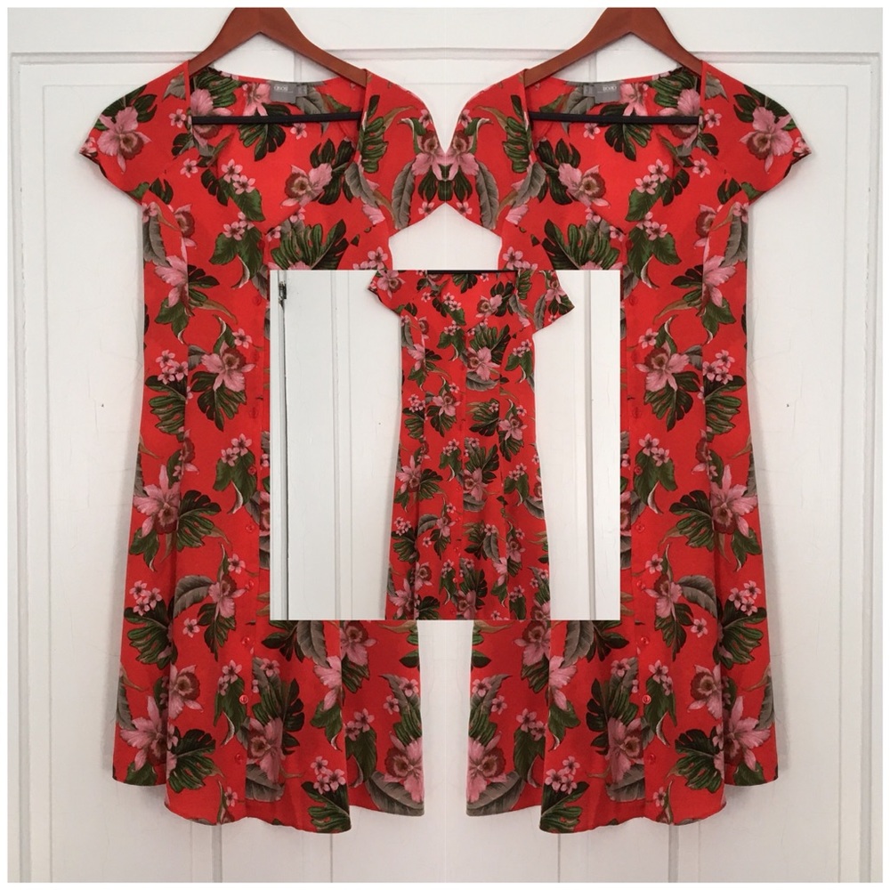 Floral maternity dress